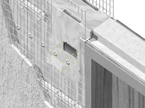 UNICO LUCE 150 mm Schiebetürsystem für doppelflügelige Glas- & Holztürblätter in Massivwand – Bild 5