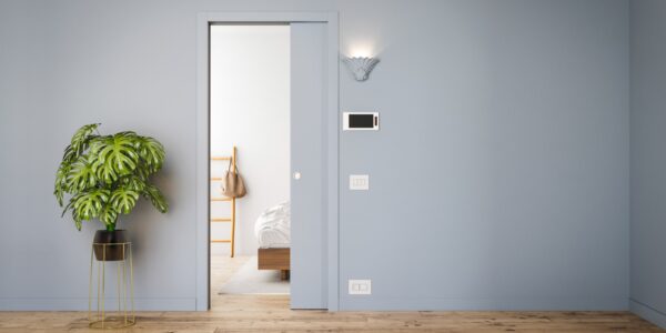 ECLISSE UNICO LUCE Schiebetürsystem 150 mm für Einflügelige Glas- & Holztürblätter in Trockenbauwänden – Bild 2
